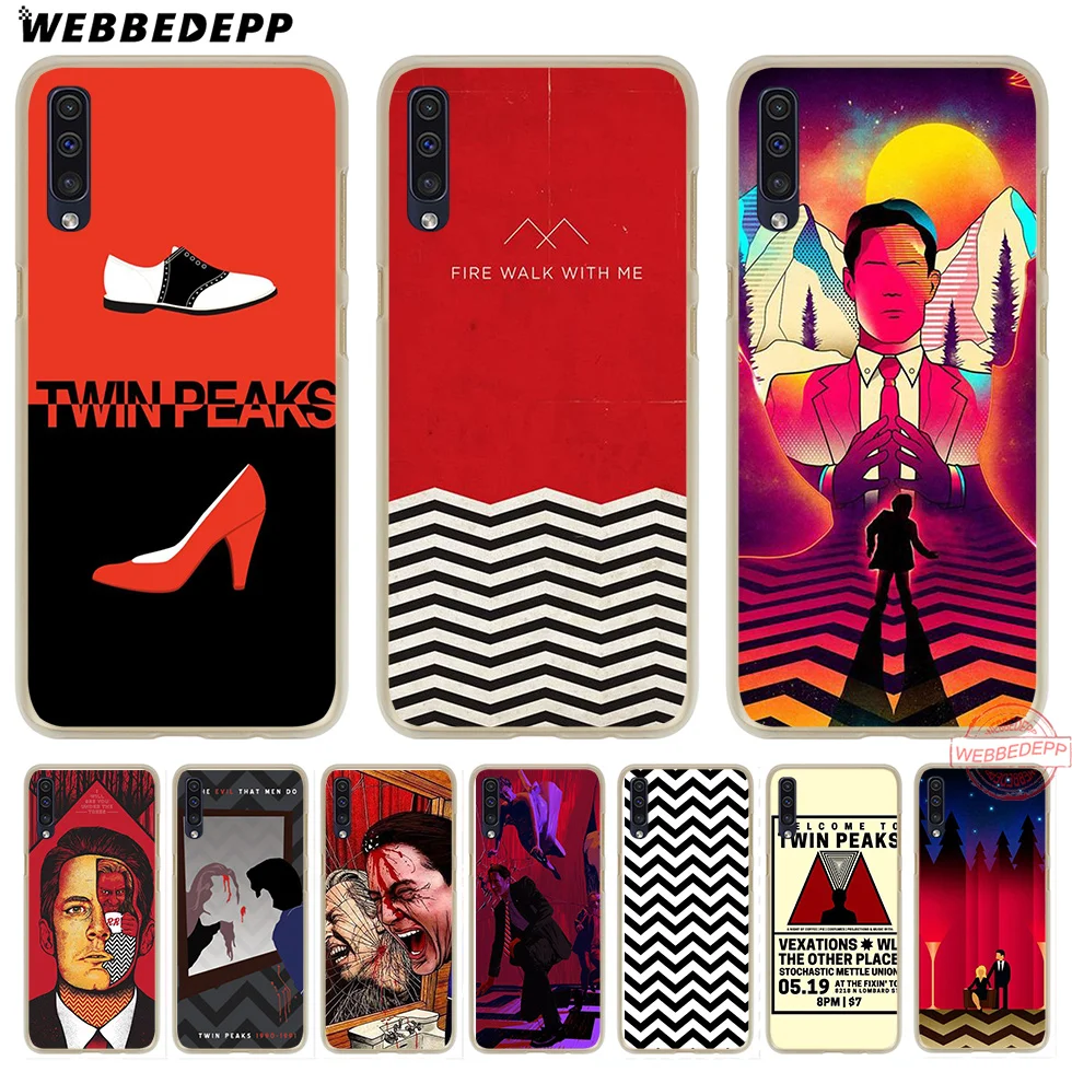 

WEBBEDEPP Red WELCOME TO TWIN PEAKS Hard Case for Samsung A50 A10s A20s A30s A40s A50s A60 A70 M10 M20 M30 M40