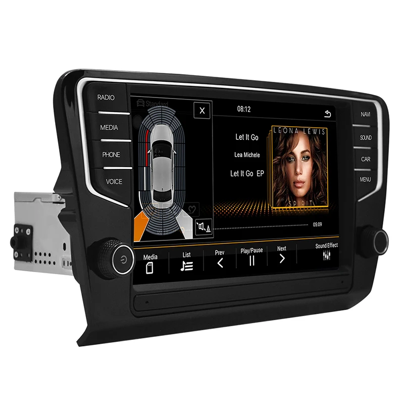 

Car audio multimedia player gps radio for skoda octavia built in Canbus ,4G,DVD loader,support MFD display