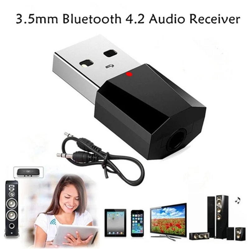 

Car accessories 3.5mm Bluetooth 4.2 Audio Receiver for audi a1 ford focus 2 audi a5 suzuki swift toyota chr bmw f31 opel mokka