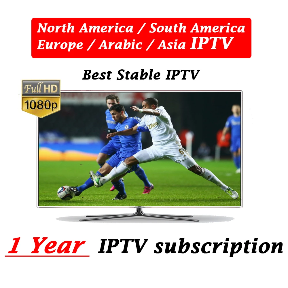 

2018 Cheapest IPTV Subscription 1600+ channels Arabic Europe Asian South North America Brazil French Italian Stream Live TV IPTV