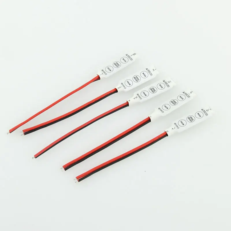 

1pcs 3 Key DC12-24V MINI RF Remote Controller For 3528 5050 RGB LED Strip Light