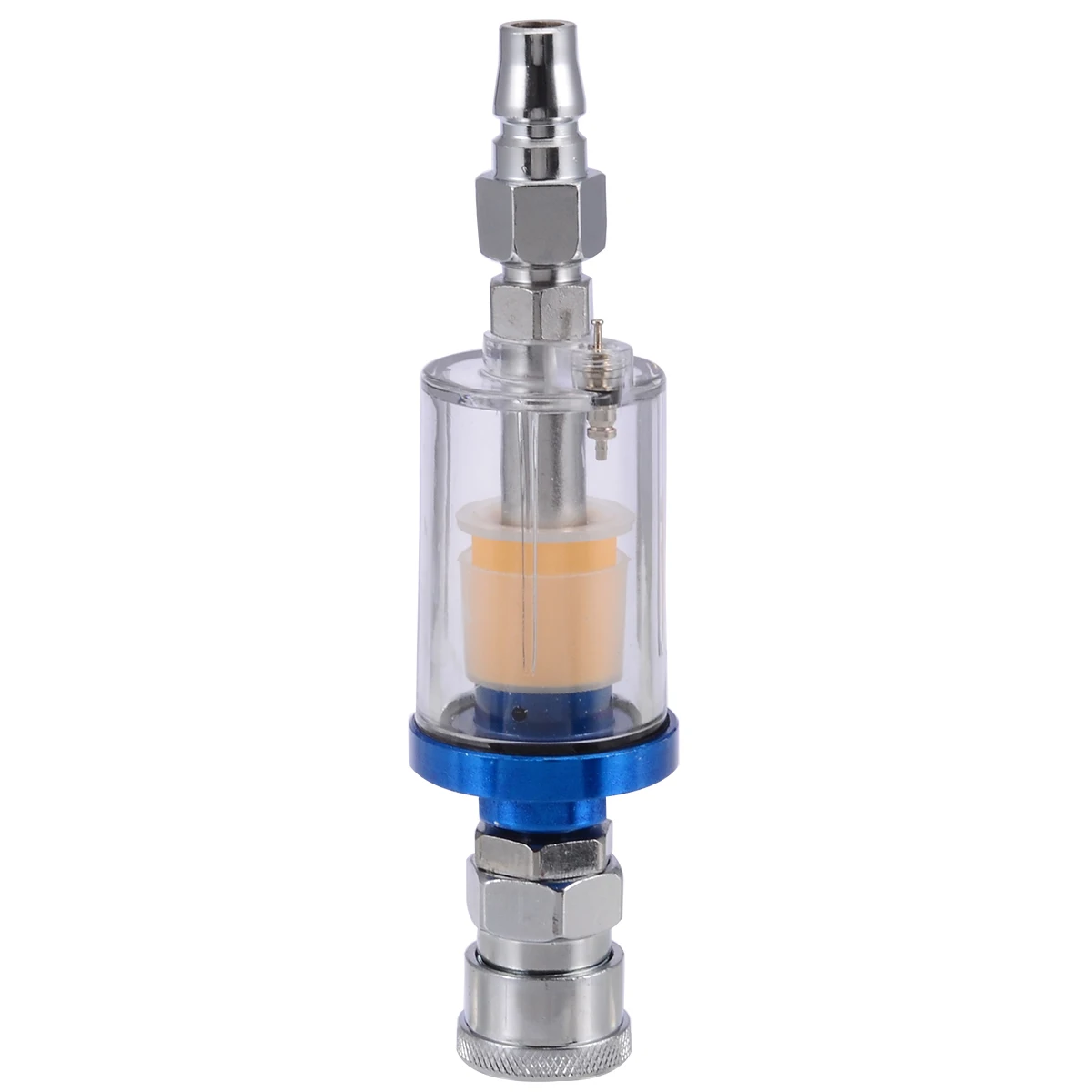 New 1/4" Mini Water Filter Oil Water Separator Filter For Air Compressor Spray Tool