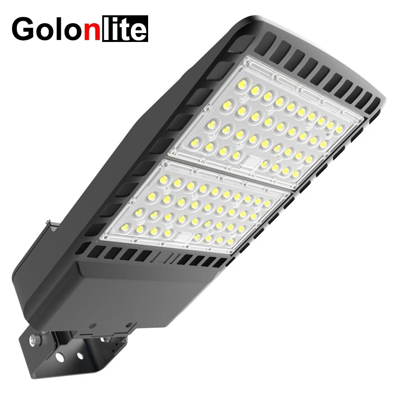 

Golonlite LED parking lot light public area road street shoebox light 100W 150W 70W 200W 240W 300W Casting aluminum Mennwell CE