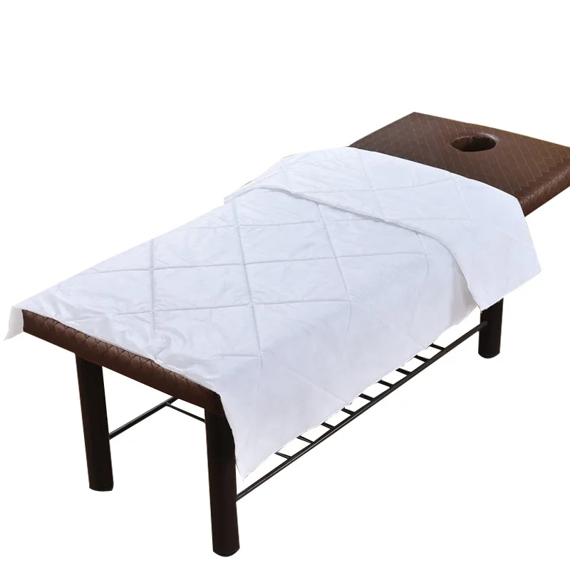 

Soft Polyester Bedsheet Beauty Salon Massage Core Body SPA Treatment Relaxation Table Bed Cover Core White 120*180cm