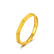 Pure 999 Yellow Gold Ring Band Classic Ring Band 2.25g