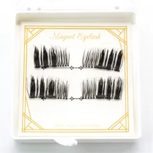 4 шт./компл. новые многоразовые магнитные пышные накладные ресницы Набор инструментов 3D ручной работы Магнитный ненастоящий ресницы макияж для глаз аксессуары