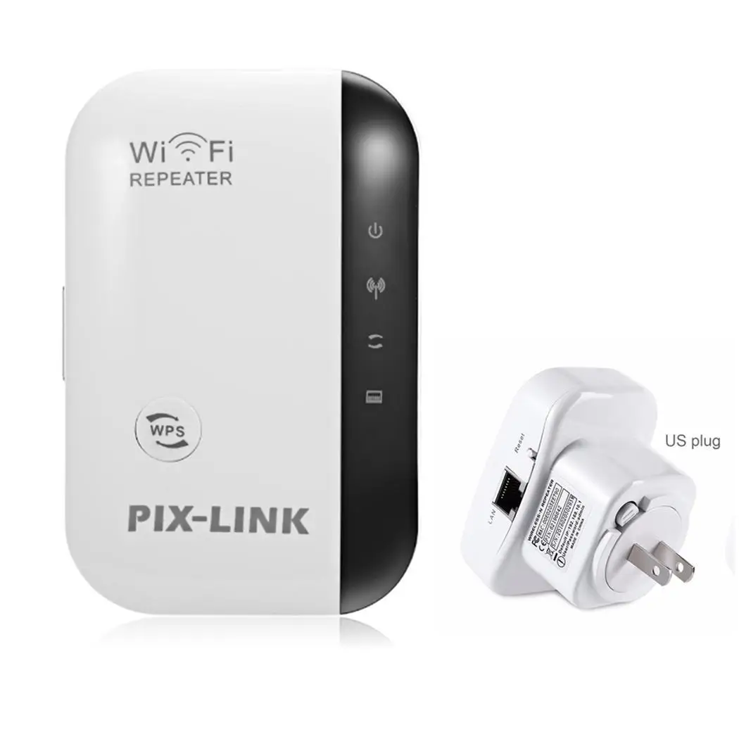 

300M Wireless Repeater/Router/AP Range Extender Signal WIFI WPA2, WPA, WEP9 (128/64) 300Mbps Booster 110V-230V