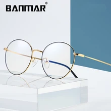 BANMAR, анти-синий светильник, очки для мужчин, сплав, очки для чтения, очки, оправа для очков, оптическая игровая компьютерная оправа, очки для женщин A1905