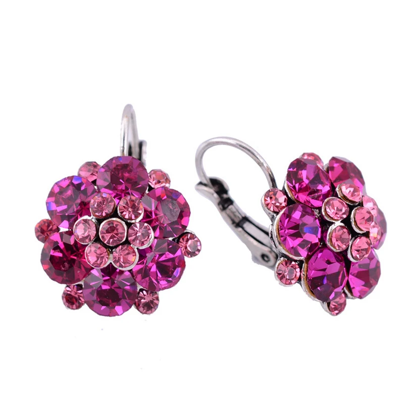 Aliexpress Clip On Earrings For Women Fashion Accessories Aliexpress Clip On Earrings For Women Fashion Accessories Gold Silver Plated Multicolor Crystal Rhinestone Statement Jewelry From