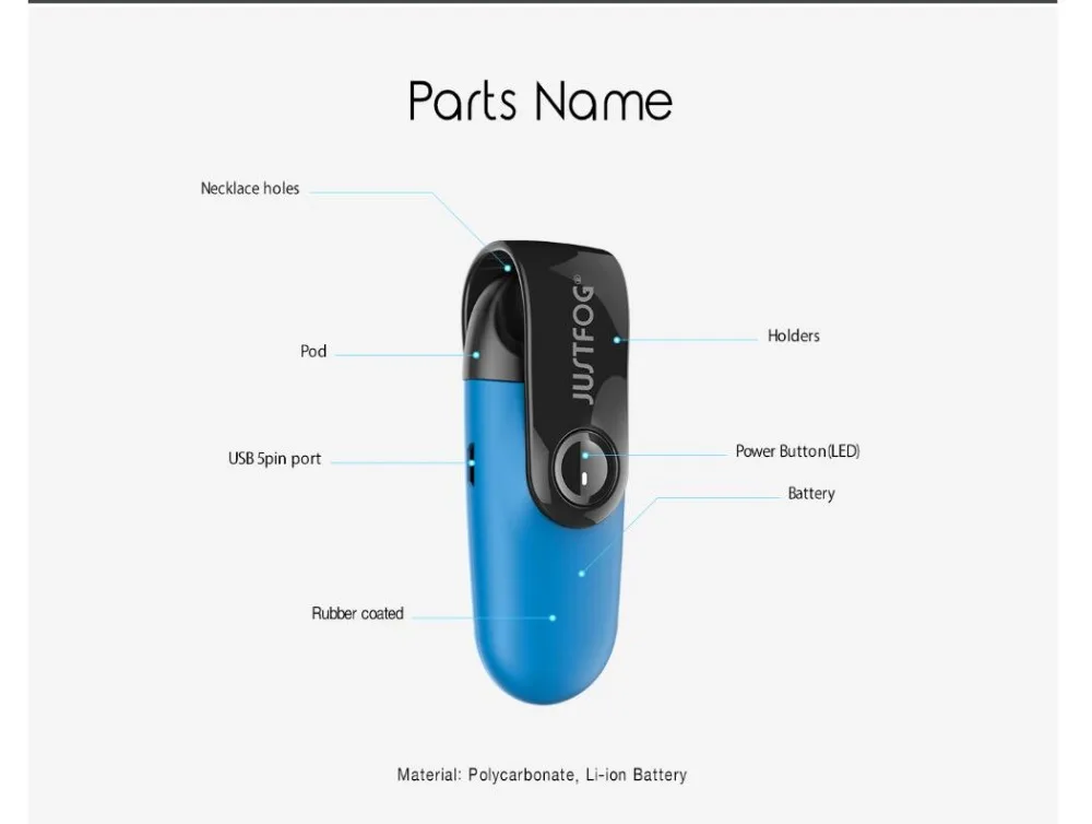 Justfog C601 Sporty Pod Starter Kit-6