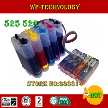 

[Full Dye ink] CISS suit for Canon PGI525 CLI526 , suit for Canon IP4850,MG5250,5150,6150,8150,IX6550, With specialized Dye ink