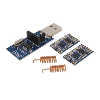 

2pcs SNR610-TTL-915 100mW 915MHz/868mhz RF Transmitter and Receiver Module TTL Interface Network Module