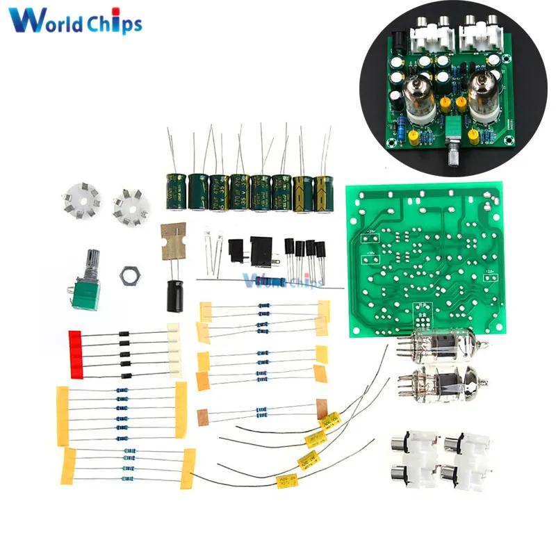 

Valve 6J2 DIY Tube Amplifier Preamp AMP Pre-Amplifier Board Headphone Buffer DIY Kit Newest