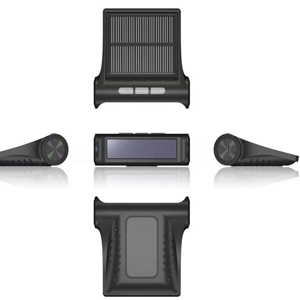 Smart Car TPMS Tyre Pressure Monitoring System Solar Power charging Digital LCD Display Auto Security Alarm Systems
