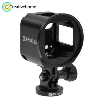 

Aluminum Alloy Protective Cage Kit with Metal Wrench & Lens Cap & Screw & Tripod Adapter for GoPro HERO5 Session /HERO4 Session