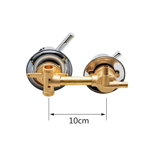 2/3/4/5 Выход расстояние между отверстиями 10 см 12,5 см латунный душевой кран без резьбы смесителя и переключателем для душевой набор кабины - Цвет: 2output 10cm hole