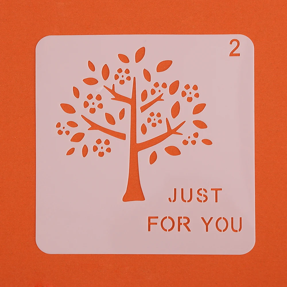 

just for you Hollow Layering Stencils For Wall Painting Scrapbooking Stamping Stamp Album Decorative Embossing Paper Card