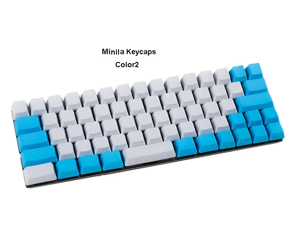 NPKC Minila Keyset толстые PBT OEM профиль колпачки из углерода многоцветные для filco Minila YD60M механические клавиатуры