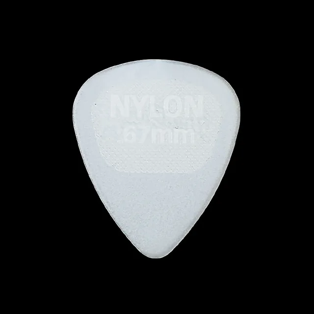 Dunlop Glow Nylon Guitar Picks Plectrum Mediator Guiar Parts Accessory for Acoustic Electric Guitarra Ukulele Guitar Pick 0.67mm 1 piece