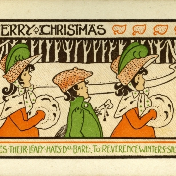 A Merry Christmas Poster Print By Mary Evans Picture Librarypeter & Dawn Cope Collection (36 X 24)