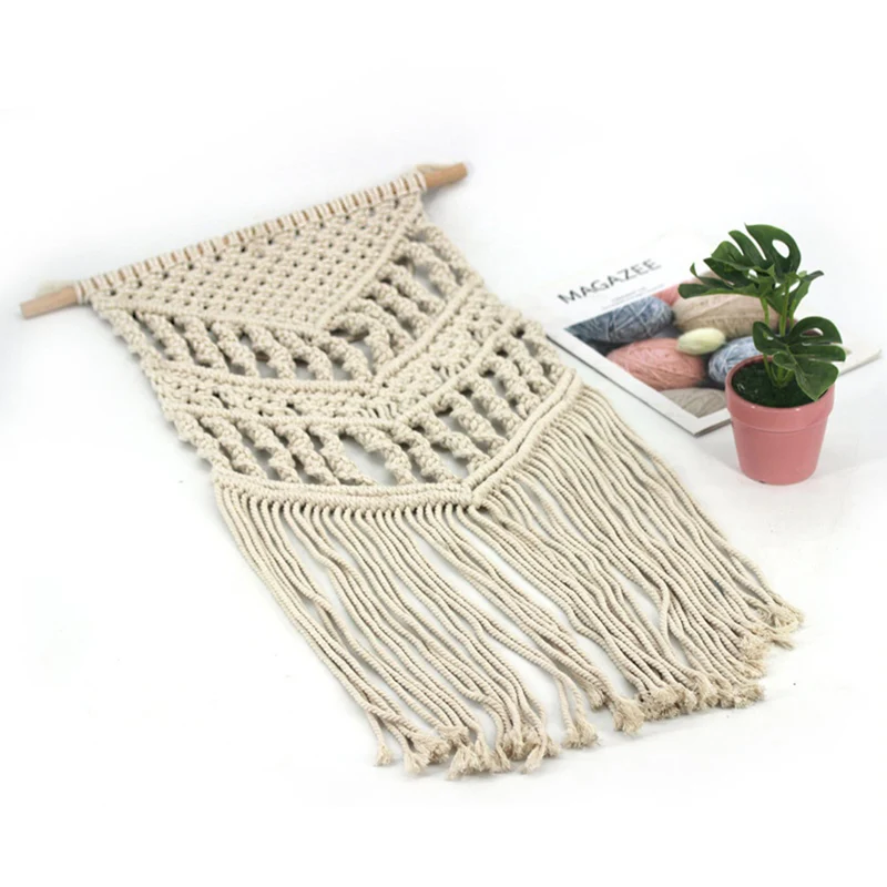

Handmade Macrame Woven Wall Hanging Boho Chic Bohemian Home Geometric Art Decor Beautiful Apartment Dorm Decor Special Gift