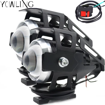 

FOR MOTO GUZZI V7 Classic Griso 8V U5 LED Transform Spotlight Motorcycle Headlight Bulbs light Aluminum Material High Brightness