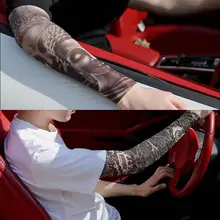 5 шт 3D Поддельные Татуировки рукава Чехлы Чехол УФ Защита от солнца защита для рук гетры быстросохнущие 3d принт унисекс тренировки рукава для рук