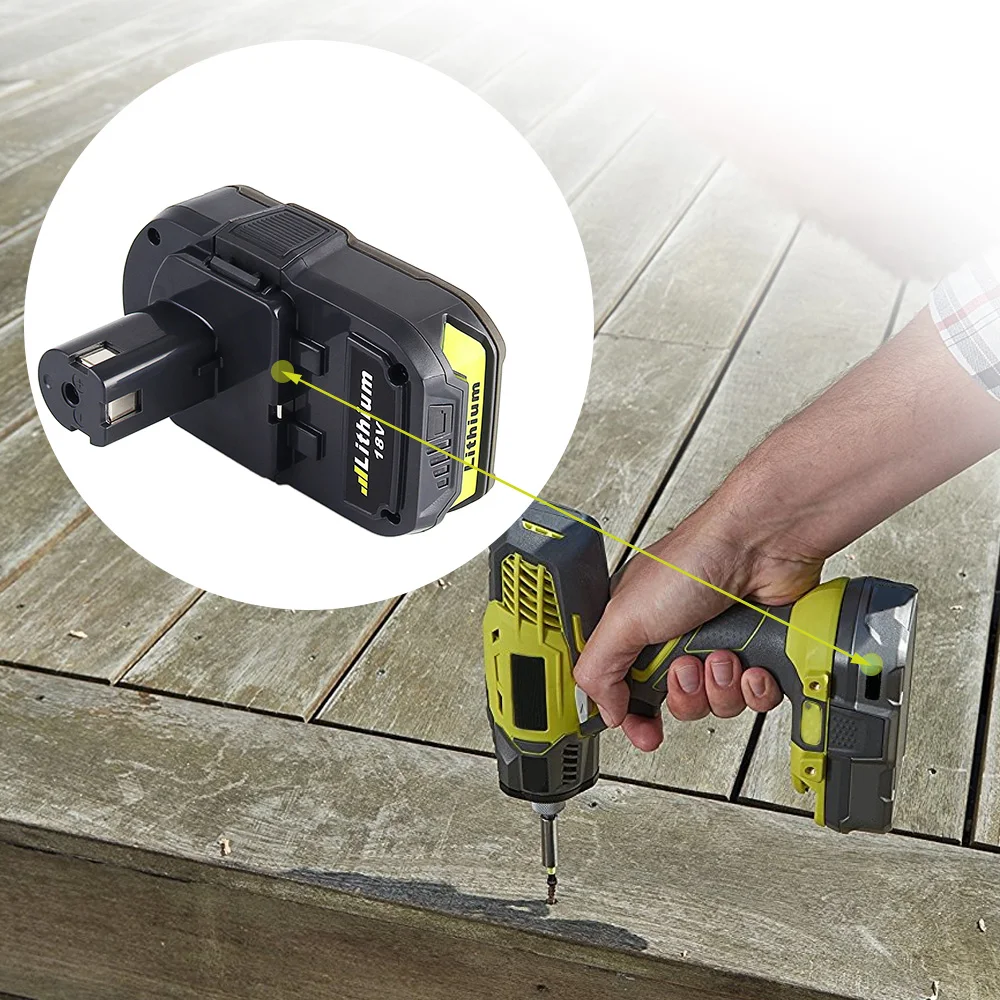 Литий ионный аккумулятор для Ryobi RB18L25 One Plus 4x18 в 2500 мАч электроинструмента P103 P104 P105