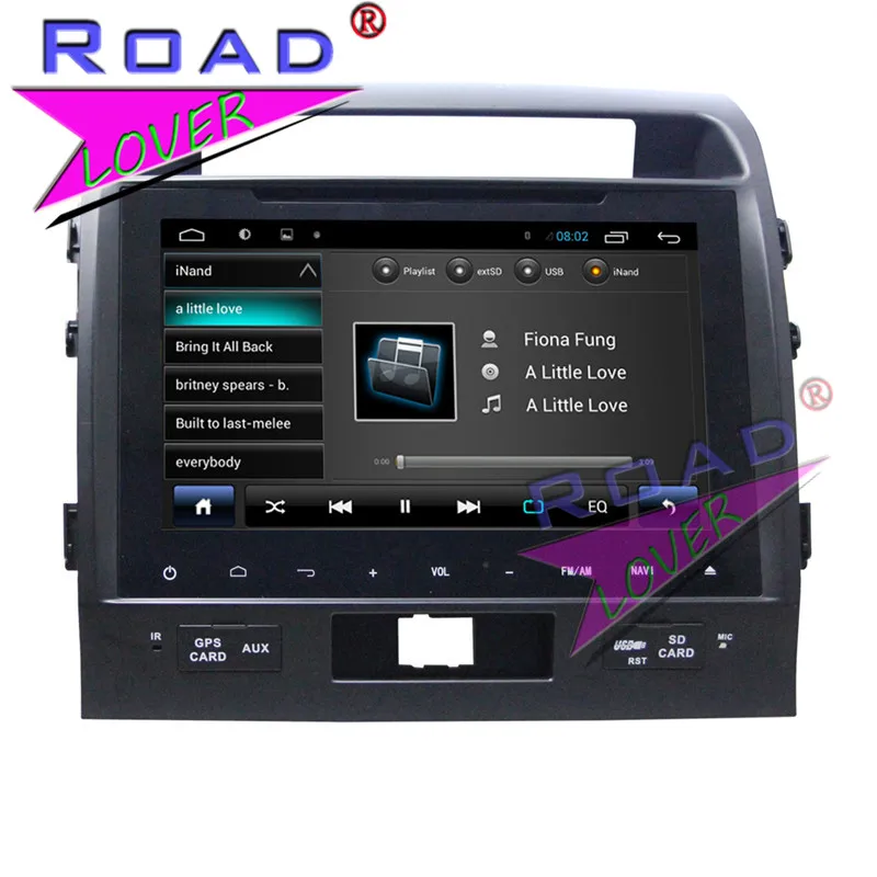  TOPNAVI 2G+32GB Quad Core Android 6.0 Car Media Center Player Audio For Toyota Land Cruiser 200 200