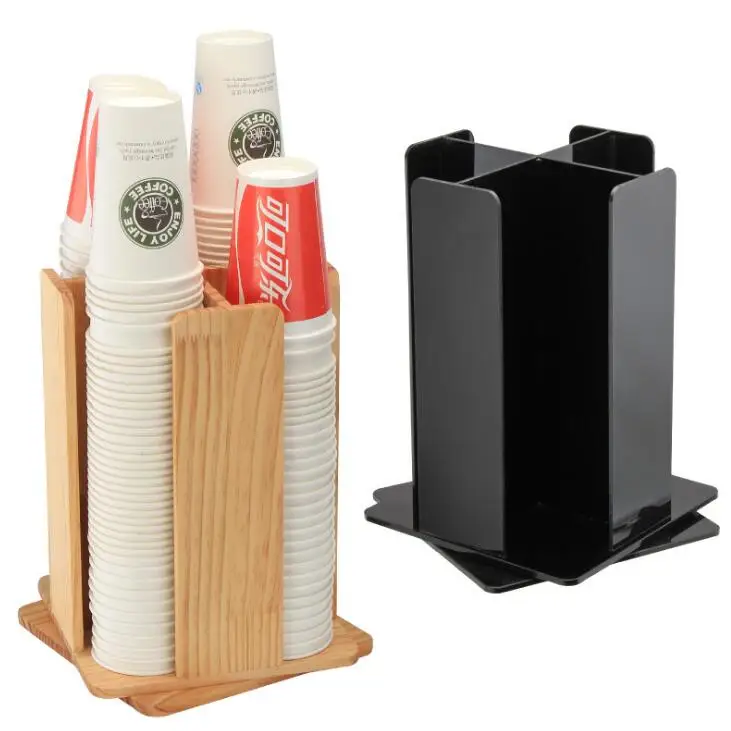 Acrylic paper cup holder 4 grid water cup kawaii holder beer