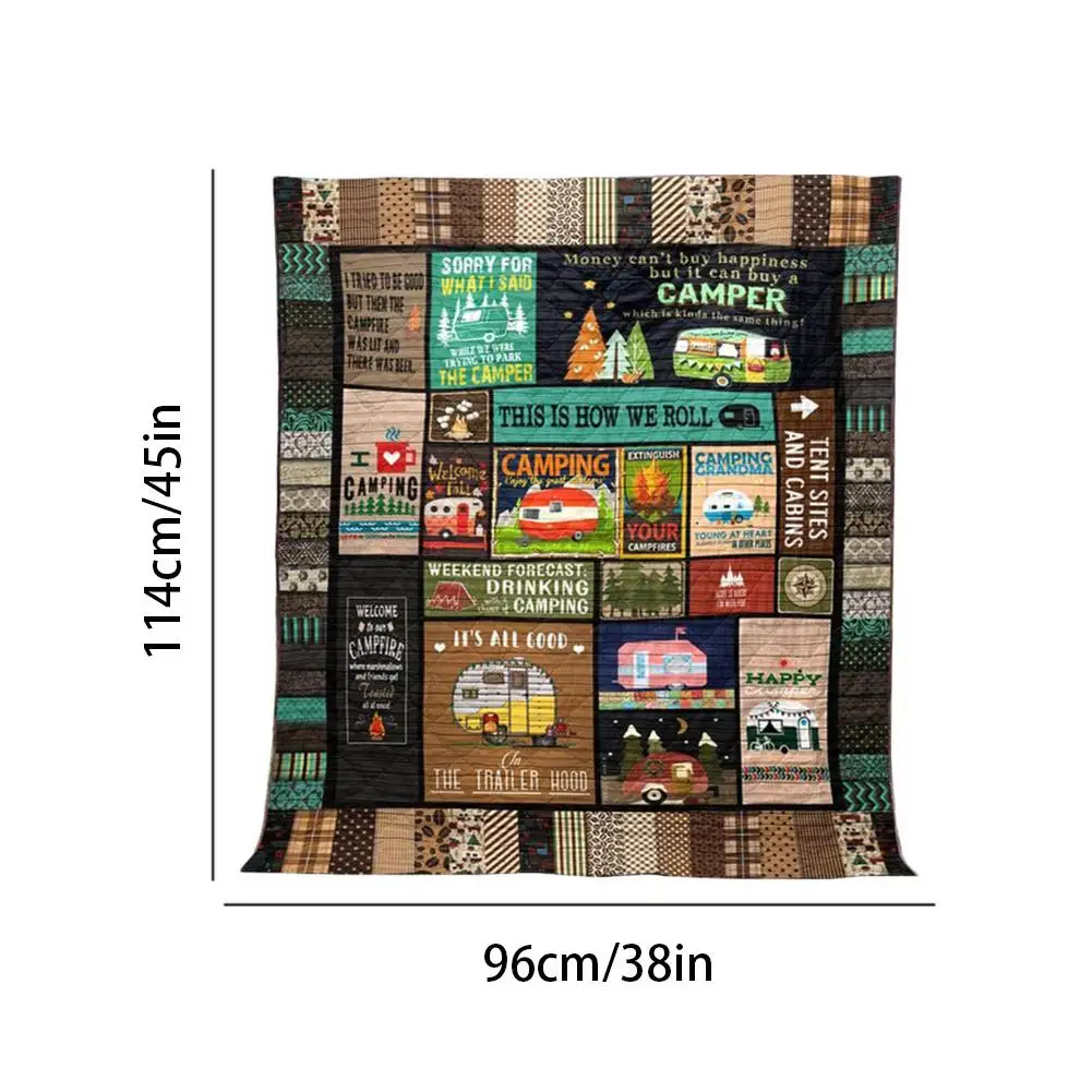 Concerts 3D Printed Blanket Style 1 Outdoor Down Camping Blanket for Traveling Picnics This is How We Roll Camping Blanket Quilt Beach Trips