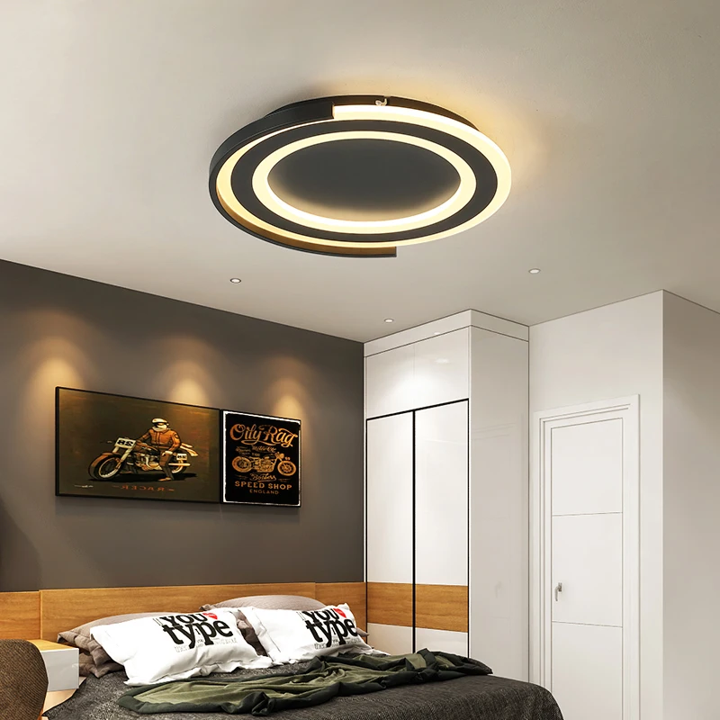 

Modern Led Ceiling Light for Bed Room Dining Room Round Ceiling Lighter Surface Mounted Plafonnier Led Acrylic lampara Techo