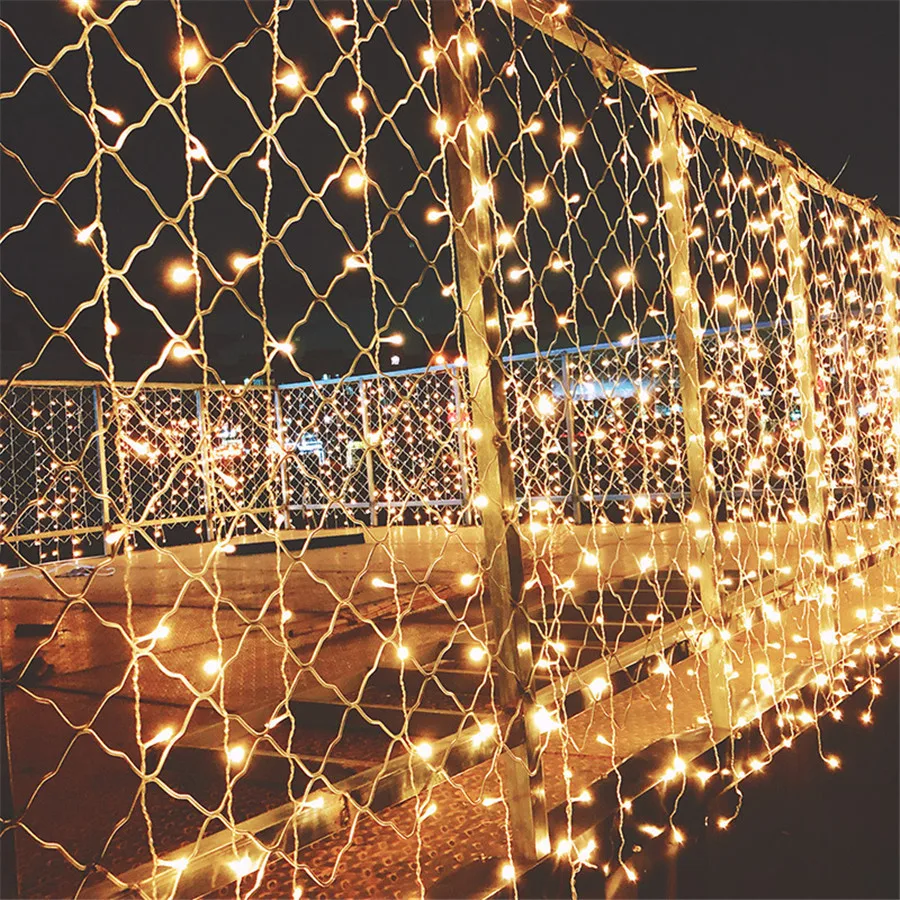 Cortina de Led Parede do Evento da Festa de Casamento do Natal Luz da Corda ao ar Luz do Sincelo Thrisdar Janela Livre Guirlanda 10x1m 10x2m 10x4m 10x5m 8 Fios de LED