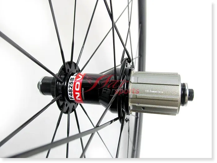 Top Farsports 38mm alloy carbon clincher wheelset road aluminum brake bike wheels with Novatec A291 hub 6 Top Farsports 38mm alloy carbon clincher wheelset road aluminum brake bike wheels with Novatec A291 hub 6