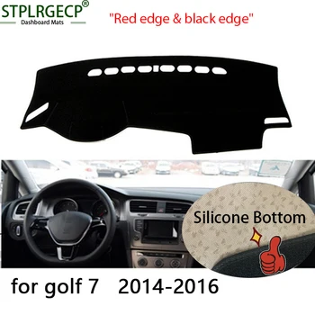 

Top Quality Double layer Dash Mat Dashmat Dashboard Cover Sun Shade Dash Board Cover Carpet for VW Volkswagen golf 7 golf7