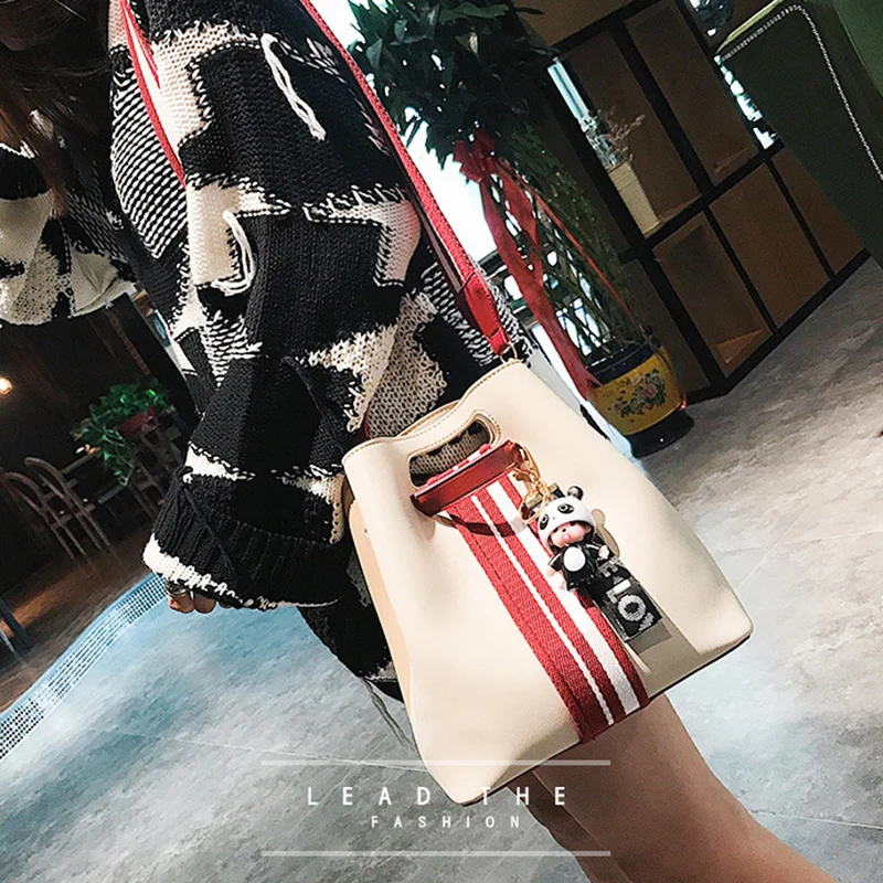 Women Bucket Handbag Female Cartoon Messenger Shoulder Bag Ladies Fashion Crossbody Bags Multiple Matching Styles Tote SS7208 (24)