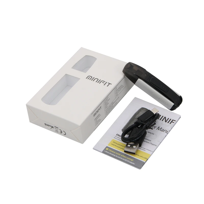 Оригинальный набор Justfog Minifit Pod с аккумулятором 370 мА · ч и баком 1 5 мл электронная