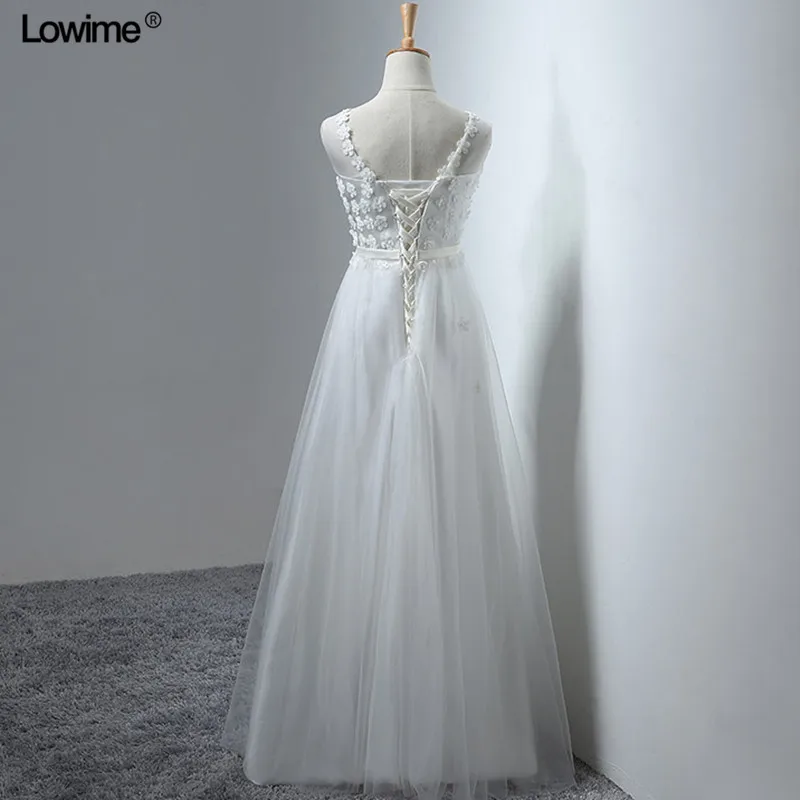 Лидер продаж в наличии трапециевидной формы платья невесты длинные платья для Свадебная вечеринка пол Длина платья