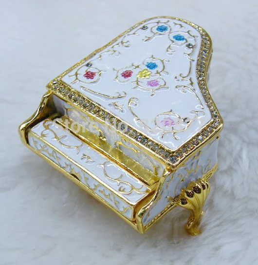 free shipping piano jewelry box vintage jewelry display storage box fashion piano shaped women gift metal box free shipping 20 pairs lot sublimation women blank mdf consumables earring can print custom photo wholesales diy new style gifts