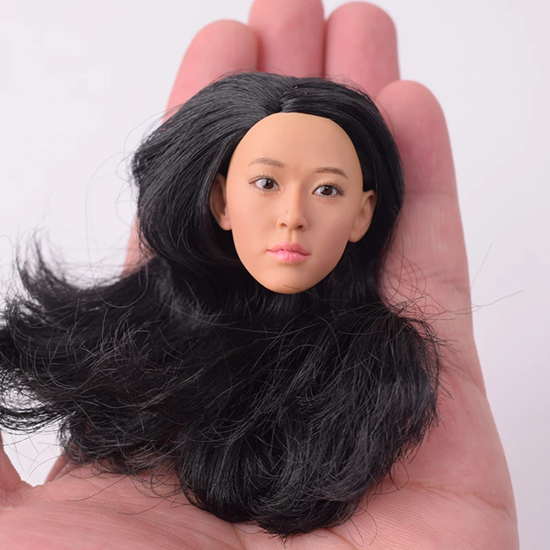 1: 6 й масштаб KUMIK женская голова Лепка Корейская богиня Jeon Ji Hyun 13 78 для 12 &quotPhicen
