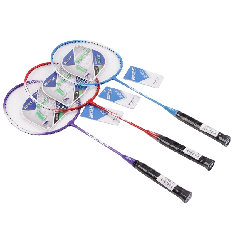 67233cm Normal Quality T-JOINT Titanium Metal Badminton Racquet 1pcs Badminton Rackets For kids adult Training (9)