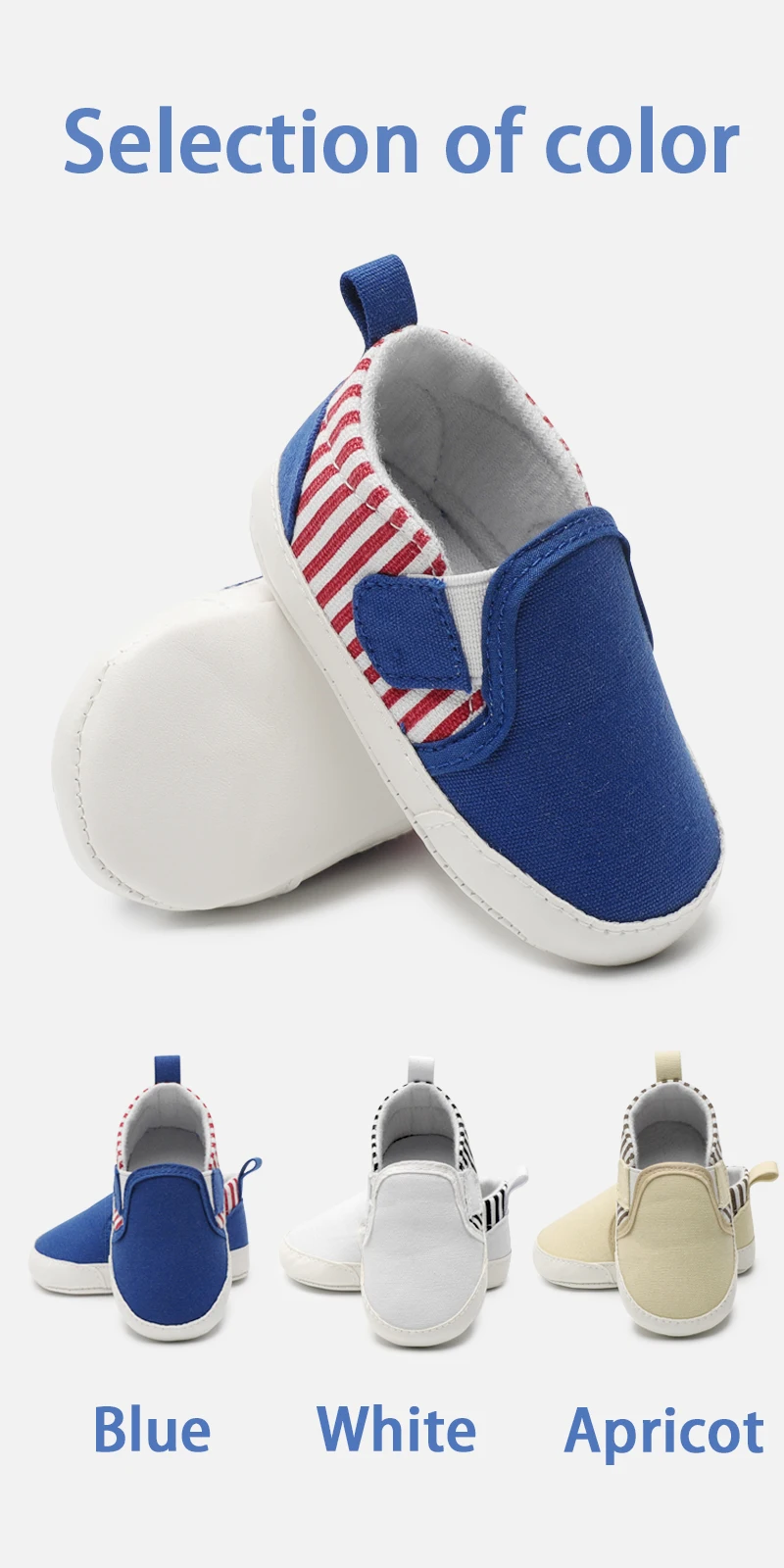 Brand New Style Newborn Toddler Baby Girls Boys Kids Moccasins Infant First Walkers Classic Casual Shoes Soft Soled Cotton