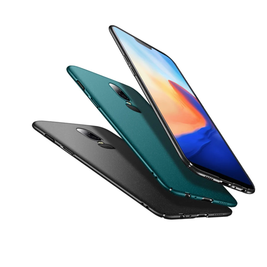 Новый чехол для мобильного телефона Oneplus 6 матовый One Plus футболка черного цвета с
