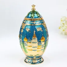 New Automatic Toothpick Holder Russian Palace Castle Carved Toothpick Dispenser Box Organizer Metal Art Craft Kremlin Decoration
