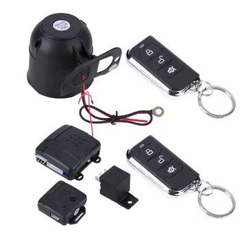

VODOOL Car Alarm Auto Remote Control Central Locking Door Kit Car Vehicle Burglar Alarm Protection Keyless Entry Security System