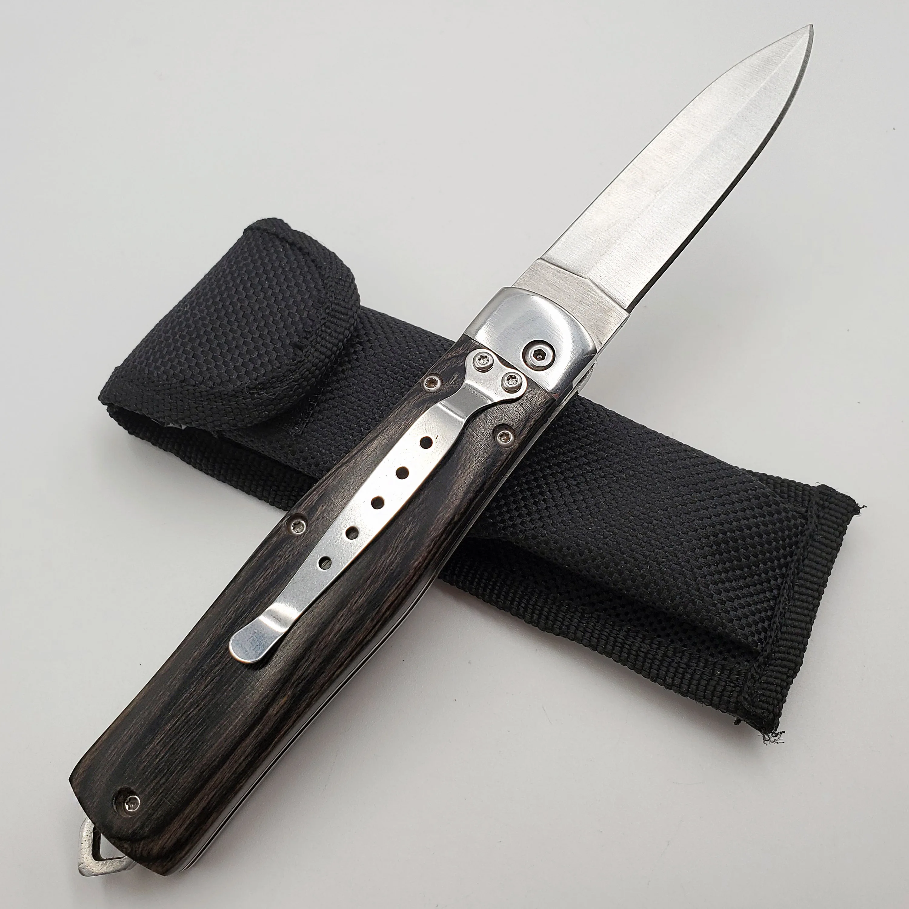 Kaufen Taktische Faltende Messer 440C Klinge Armee Outdoor Survival Tauchen Tasche Messer Schnelle Öffnen Camping Jagd Combat Messer EDC Werkzeuge