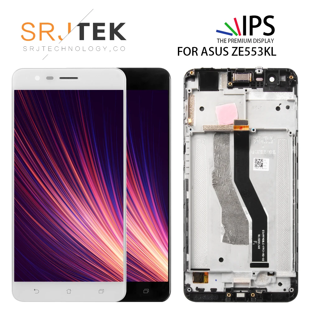 ЖК-дисплей SRJTEK ZE553KL для ASUS Zenfone 3 Zoom сенсорный экран дигитайзер Z01HDA матрица в сборе