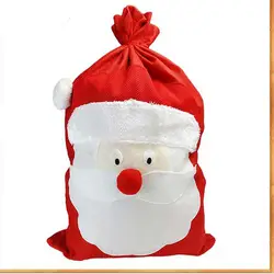 2 шт./партия, Новая креативная Подарочная сумка на Рождество 50x75 см, Подарочная сумка в стиле Санта-Клауса, большой Подарочный пакет