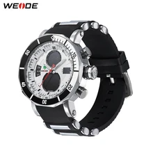 WEIDE Men Sports Watches Waterproof Military Quartz Digital Watch Alarm Stopwatch Dual Time Zones Brand New relogios masculinos цена WEIDE Men Sports Watches Waterproof Military Quartz Digital Watch Alarm Stopwatch Dual Time Zones Brand New relogios masculinos цены онлайн