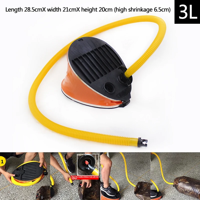 

Portable outdoor Inflatable Foot Pump Air Pump For Boat Kayak Raft
